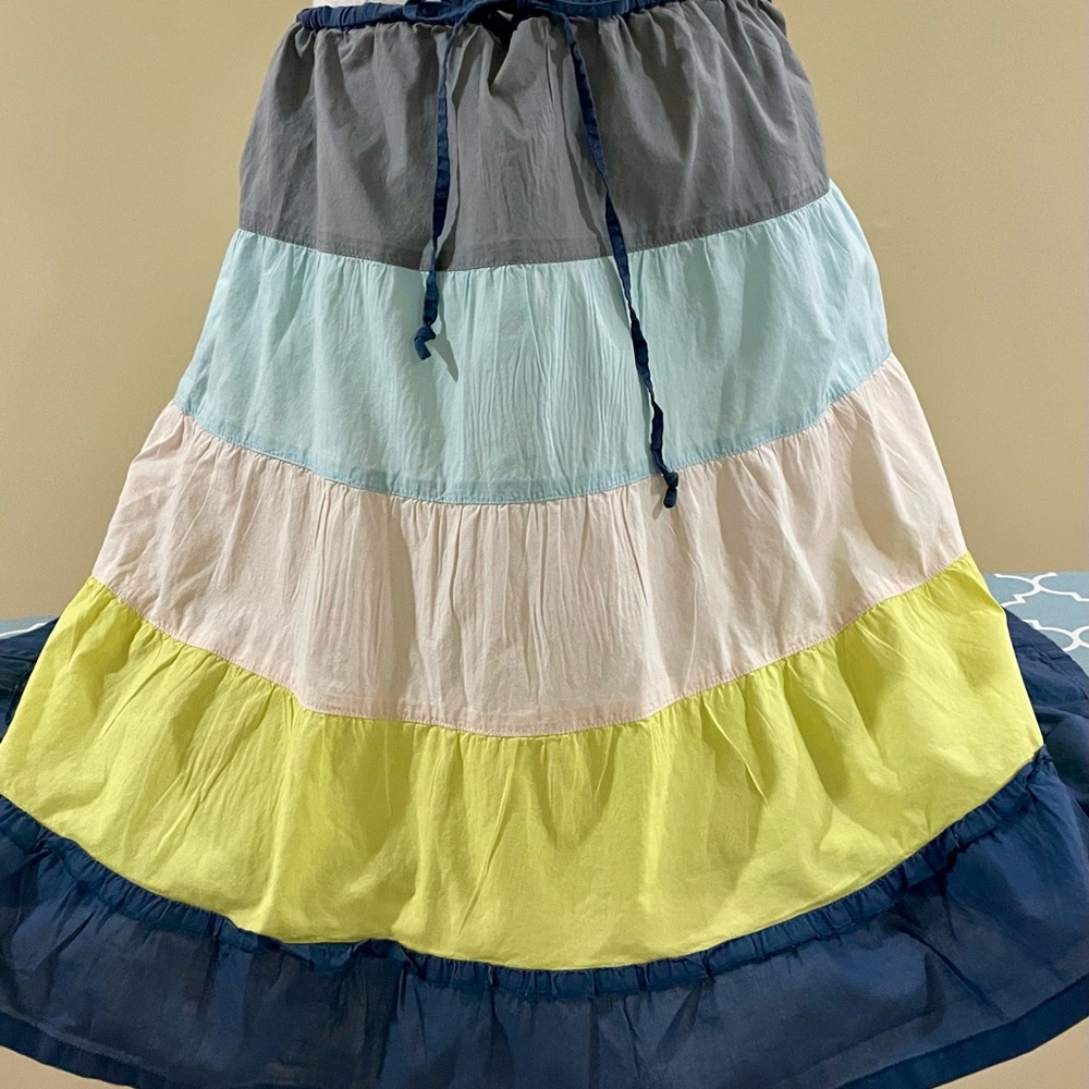 EUC J. Crew Tiered Skirt women Size Medium
